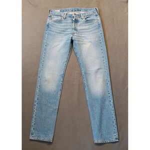Levi's 501 Original Fit Jeans Men's Size 36 X 36" Blue Denim Button Fly Pants